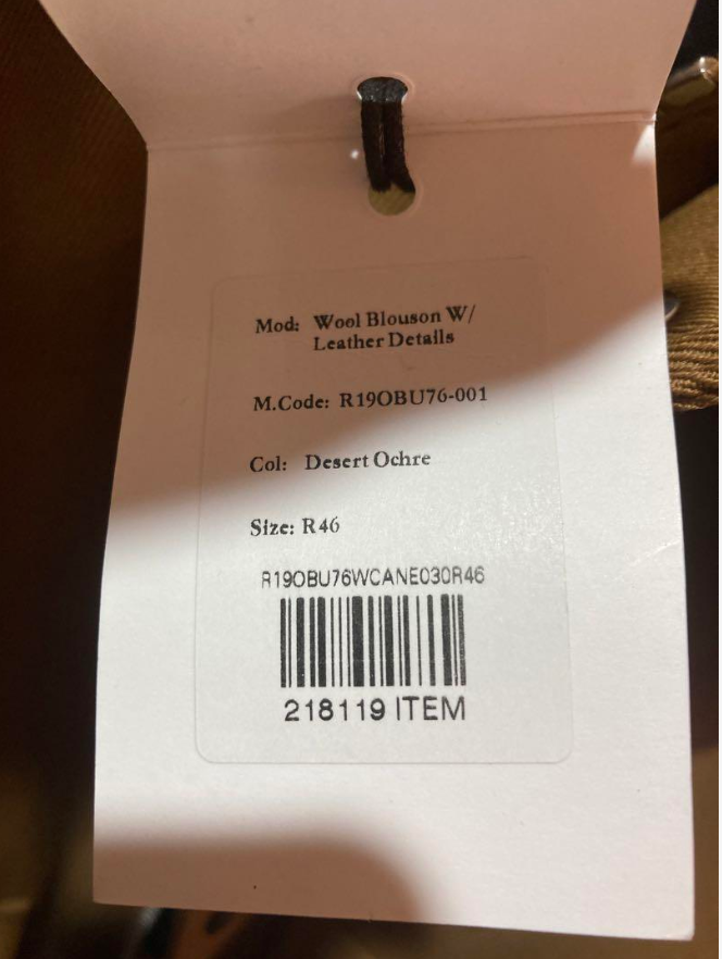 ベルルッティ パティーナ レザー ウール ブルゾン ジャケット