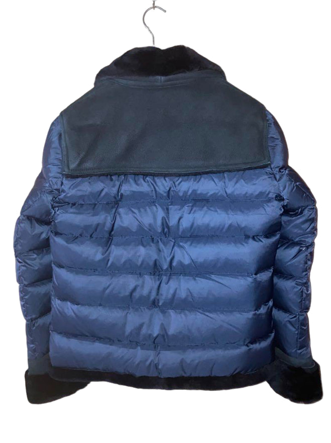 エンメティ ムートン 切り返し ダウン メンズ