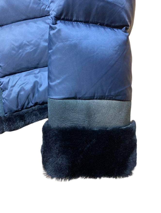 エンメティ ムートン 切り返し ダウン メンズ