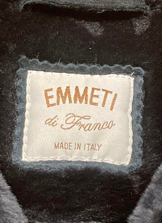 エンメティ ムートン 切り返し ダウン メンズ