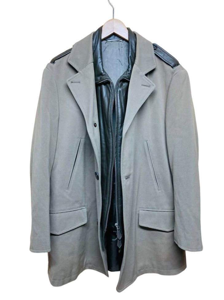 エルメス コート レザー ジレ 2セット メンズ