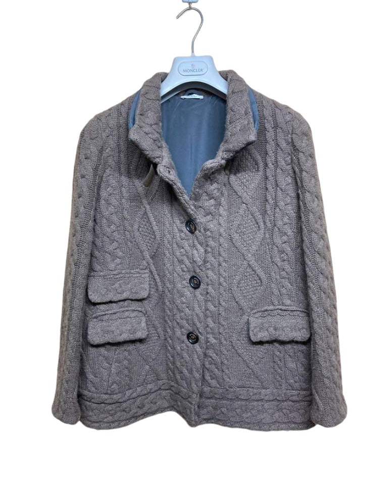 ブルネロクチネリ ミンク カシミヤ ウール ケーブルニット