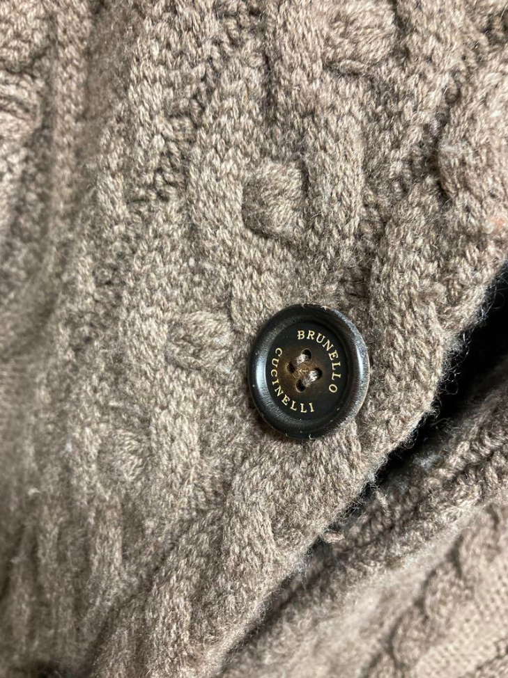 ブルネロクチネリ ミンク カシミヤ ウール ケーブルニット
