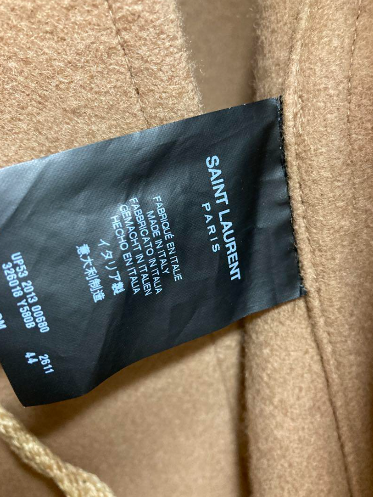 サンローラン エディ期 メンズ ダッフルコート