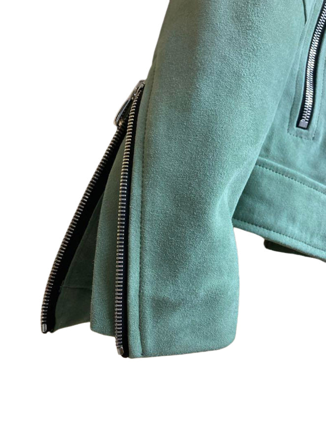 エンメティ スエード レザージャケット