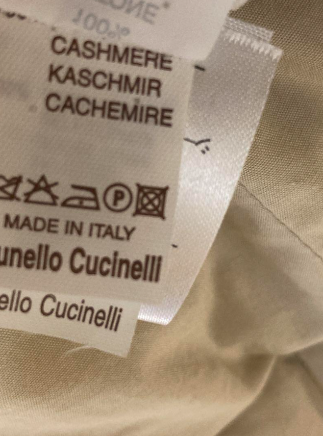 ブルネロクチネリ ダウンベスト カシミヤ 100%