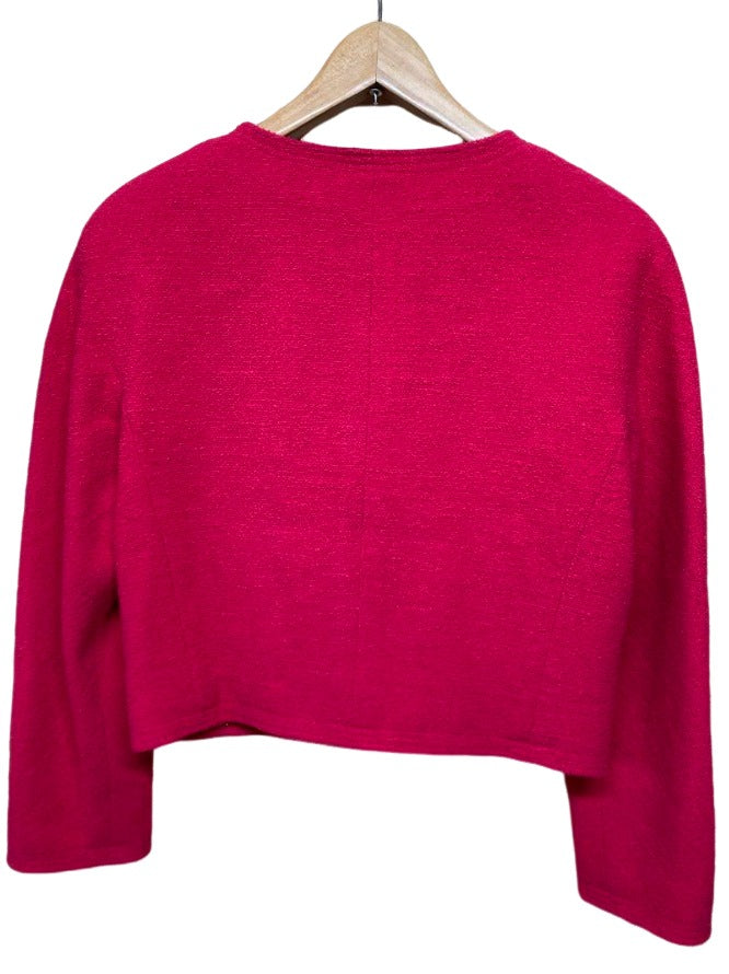 シャネル ヴィンテージ ツイード ジャケット キャビアボタン