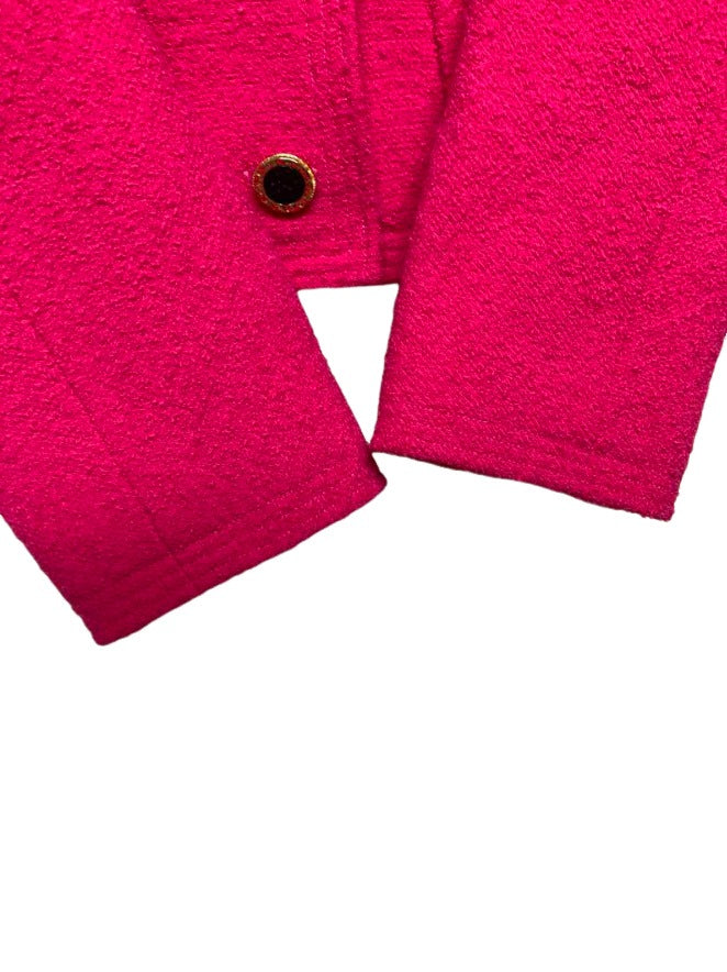 シャネル ヴィンテージ ツイード ジャケット キャビアボタン