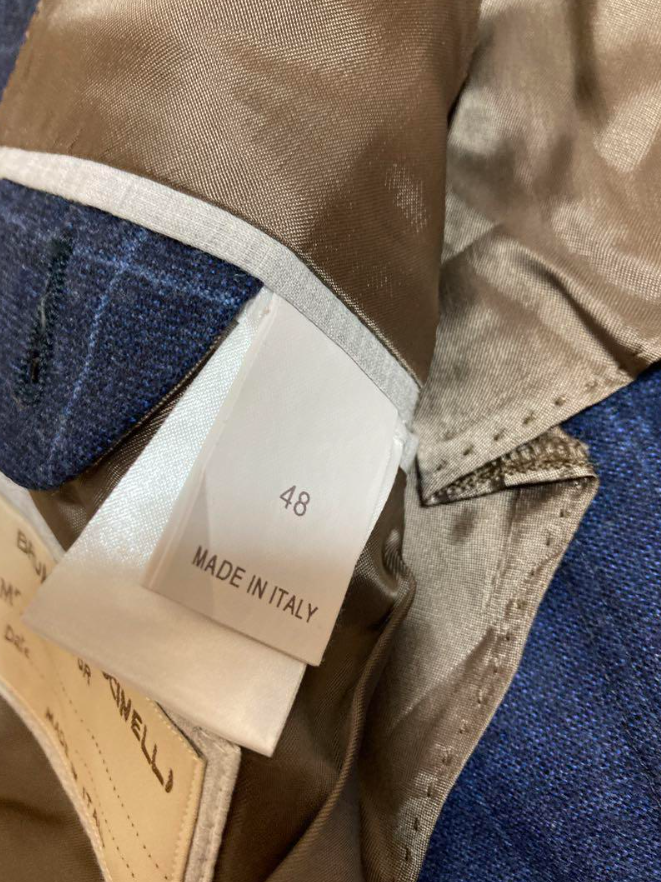 ブルネロクチネリ セットアップ スーツ ネイビー メンズ