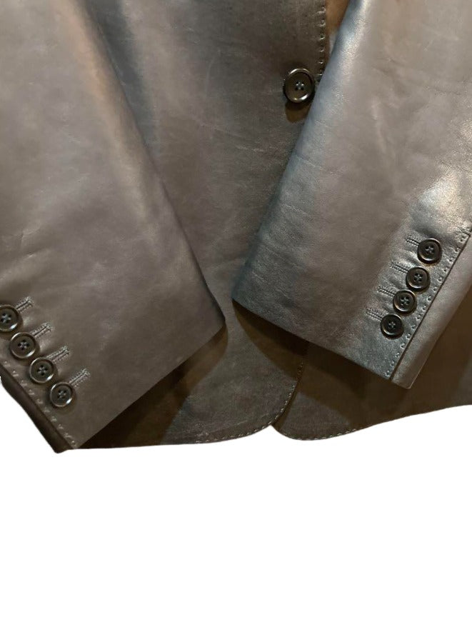 ベルルッティ パティーヌ レザージャケット ブラック