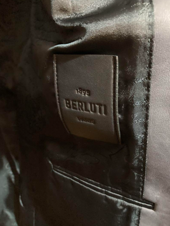 ベルルッティ パティーヌ レザージャケット ブラック