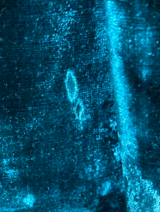 サンローラン ベルベット ジャケット ブルー メンズ