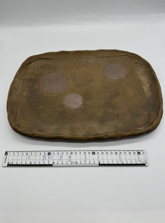 藤原雄 備前 板皿