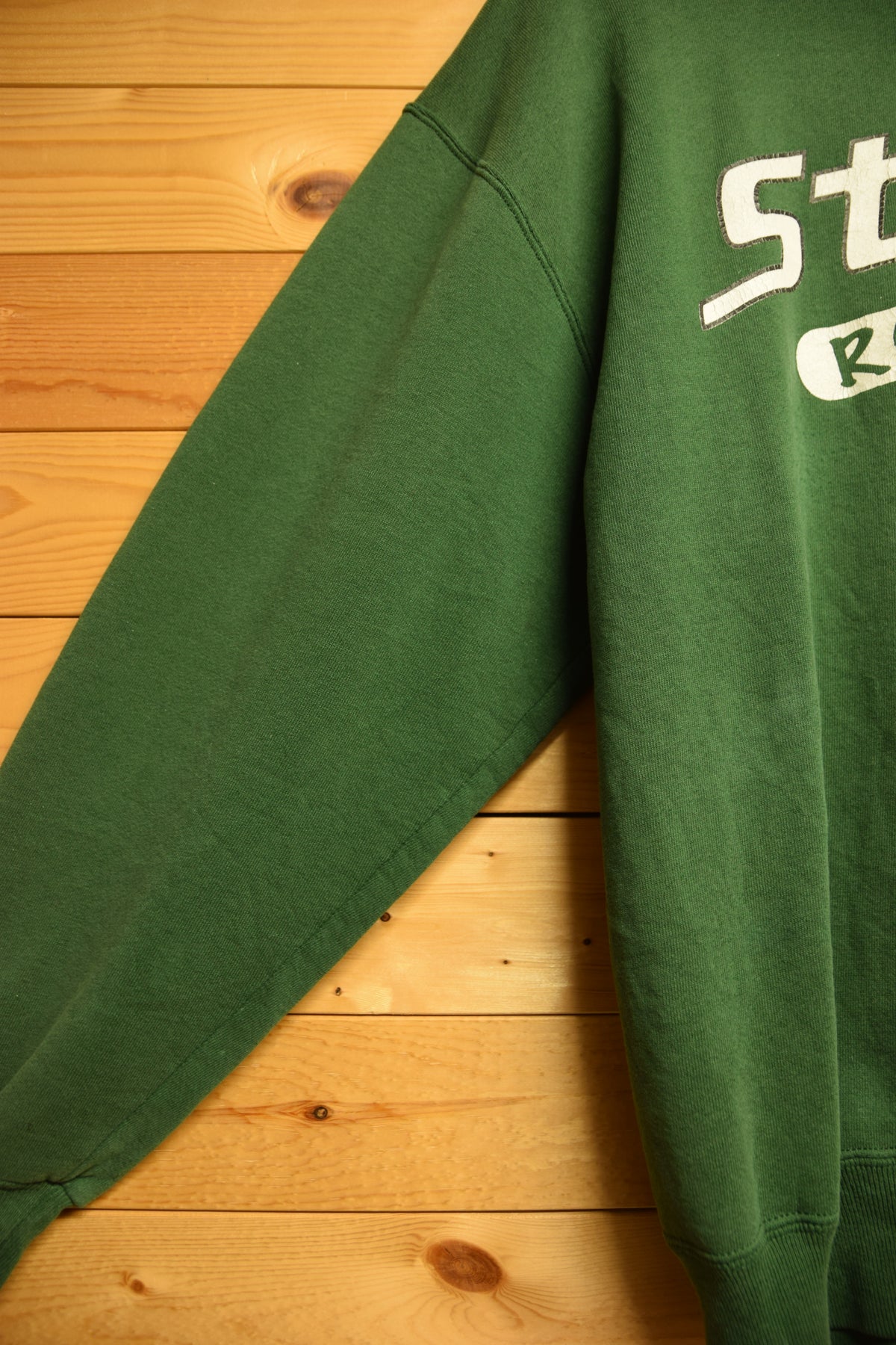 メンズヴィンテージ スウェット 【RUSSELL ATHLETIC】 フロントロゴ グリーン