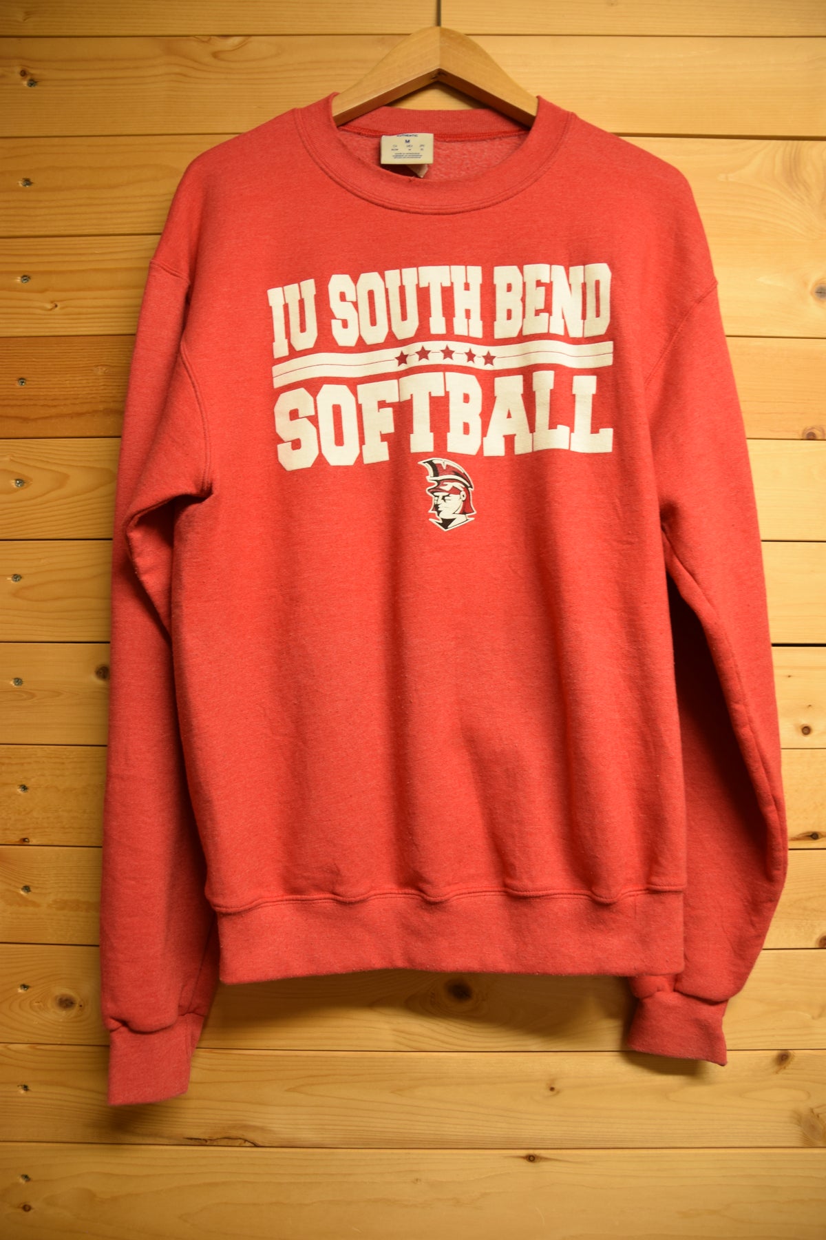 メンズヴィンテージ スウェット【Champion ECO】IU South Bend カレッジスウェット レッド