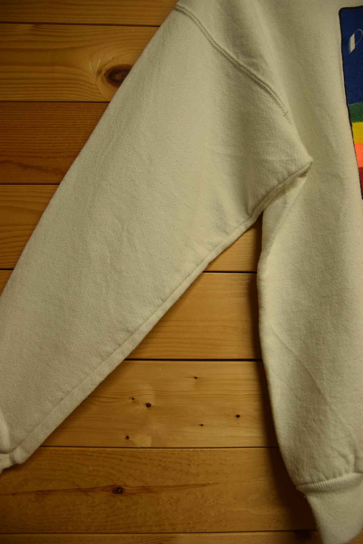 メンズヴィンテージ スウェット【Hanes】 グラフィックデザイン ホワイト