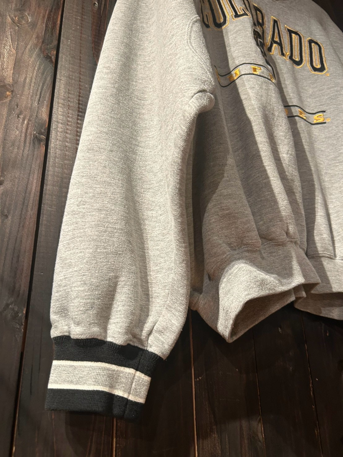 メンズヴィンテージ スウェット 【Lee SPORT】コロラド大学 カレッジロゴ グレー