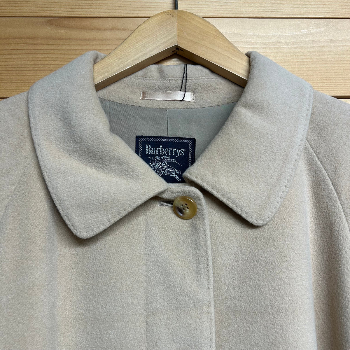 【Burberrys】90s ウールロングコート ベージュ