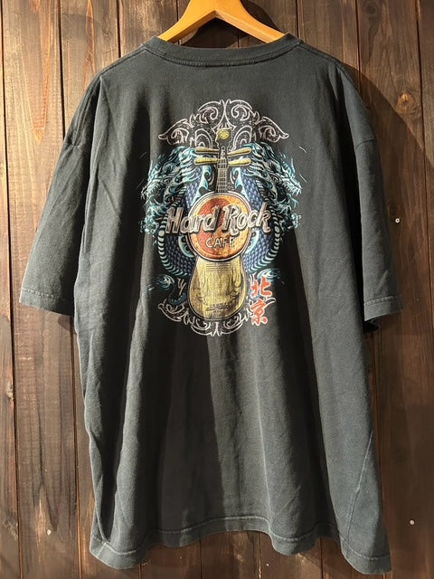 メンズヴィンテージ Tシャツ 【Haed Rock CAFE / ロゴバックプリント】ブラック