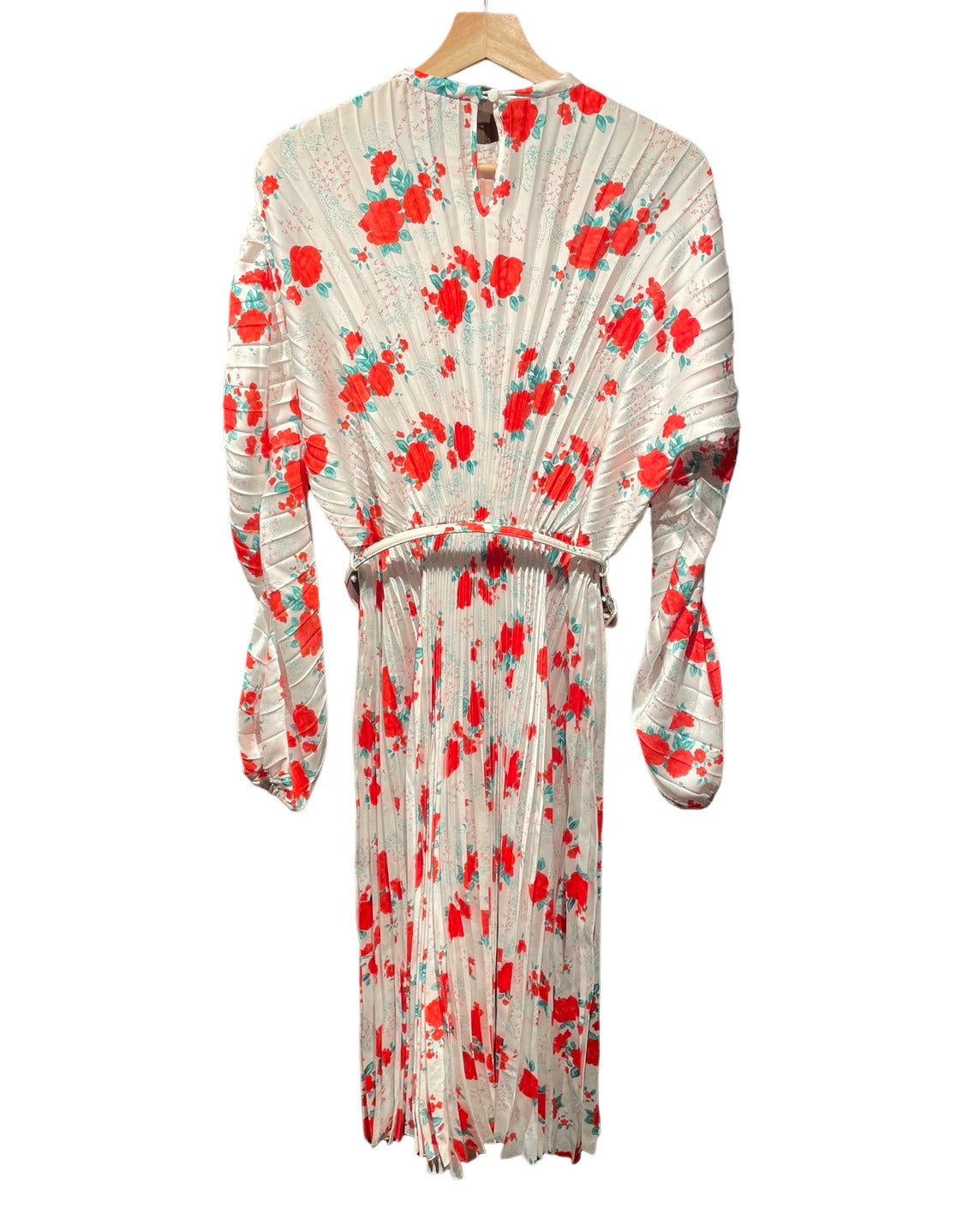 ヴェトモン プリーツ 花柄ワンピース