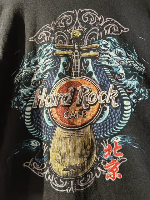 メンズヴィンテージ Tシャツ 【Haed Rock CAFE / ロゴバックプリント】ブラック