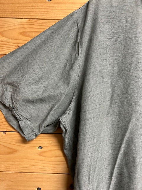 メンズヴィンテージ アロハシャツ 【Batik Bay 】無地 グリーン