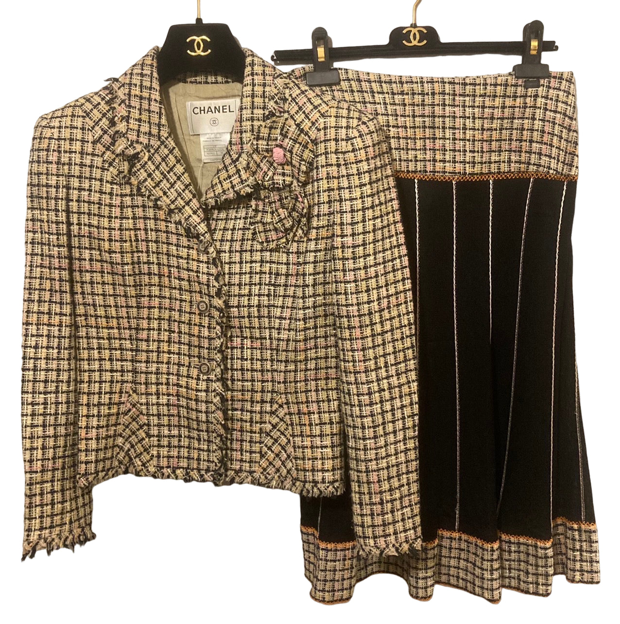 シャネル ツイード セットアップ スーツ
