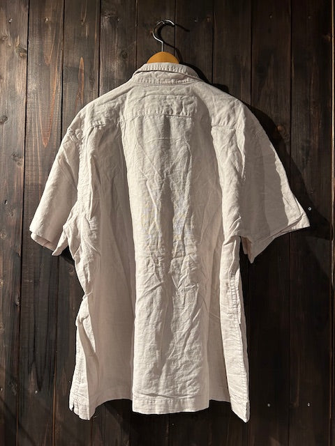 メンズヴィンテージ アロハシャツ 【TAILOR VINTAGE】無地 ベージュ