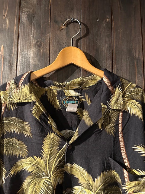メンズヴィンテージ アロハシャツ 【Hawaiian reserve collection】ブラック