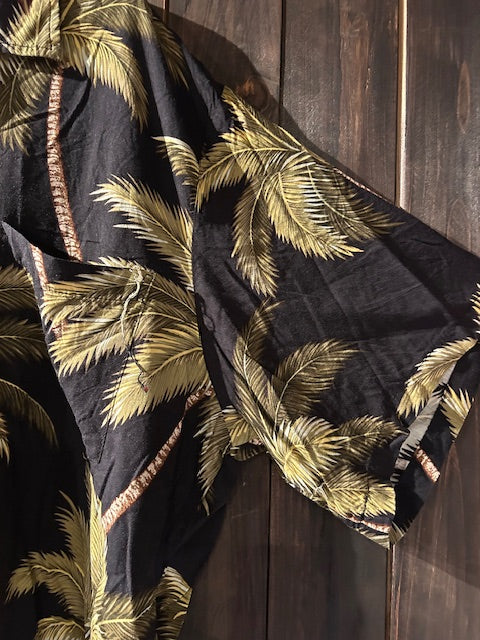 メンズヴィンテージ アロハシャツ 【Hawaiian reserve collection】ブラック