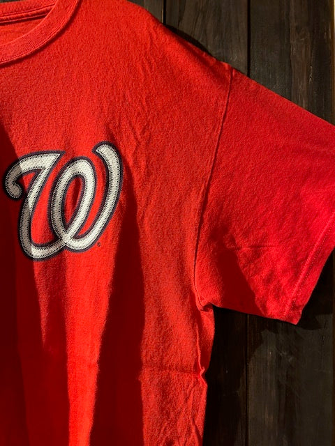 メンズヴィンテージ Tシャツ 【MLB ワシントン・ナショナルズ / Max Scherzer】レッド