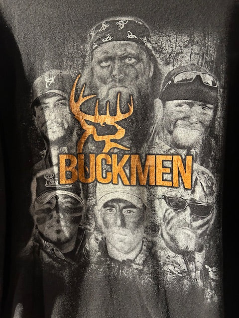 メンズヴィンテージ Tシャツ 【BUCK COMMANDER】ブラック