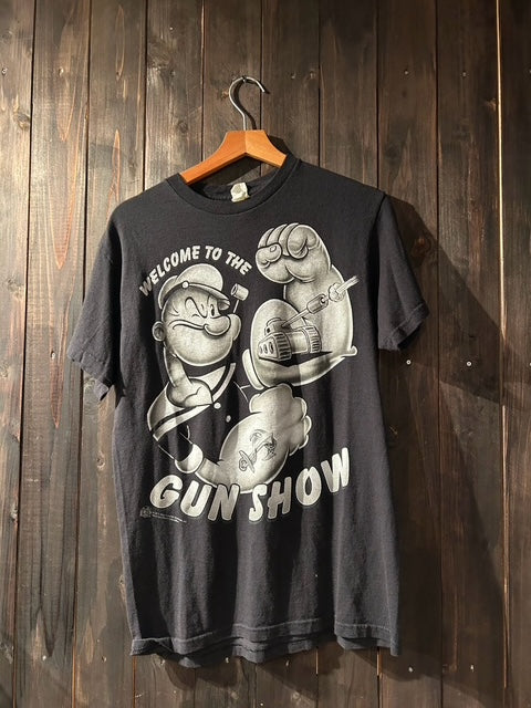メンズヴィンテージ Tシャツ 【2011年製 ポパイ】ブラック