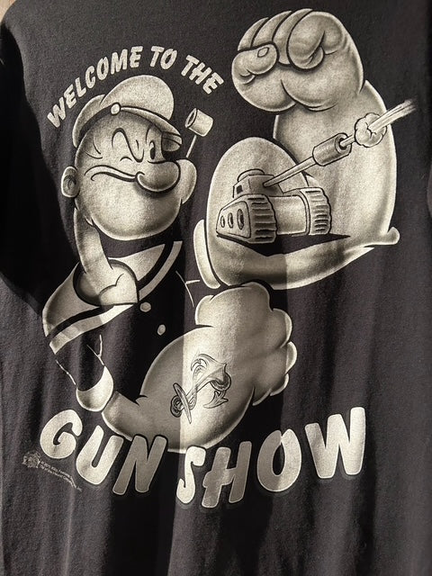 メンズヴィンテージ Tシャツ 【2011年製 ポパイ】ブラック
