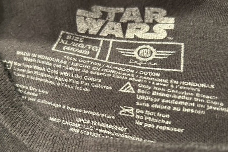 メンズヴィンテージ Tシャツ 【STAR WARS / ダースベイダー】ブラック