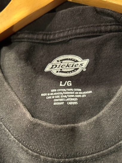 メンズヴィンテージ Tシャツ 【Dickies】ワンポイント ブラック