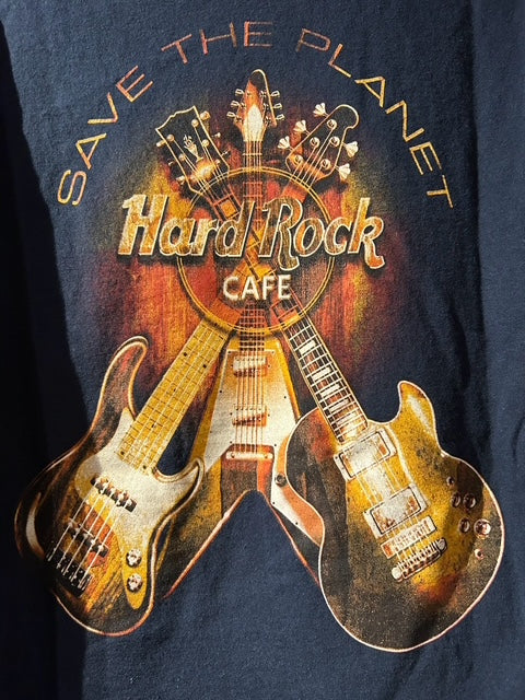 メンズヴィンテージ Tシャツ 【Hard Rock CAFE 】ギター ブラック
