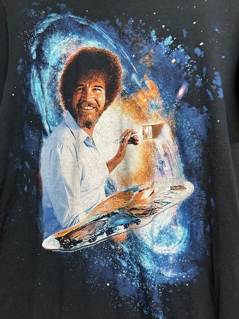 メンズヴィンテージ Tシャツ 【Bob Ross】ブラック