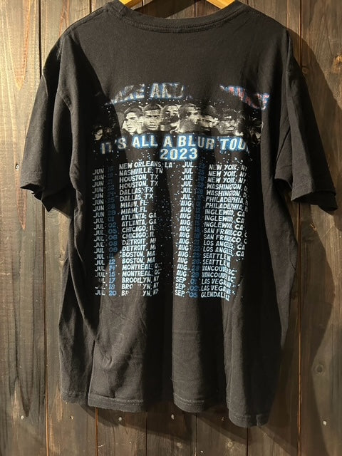 メンズヴィンテージ Tシャツ 【Drake x 21 Savage / It's All A Blur Tour】ブラック