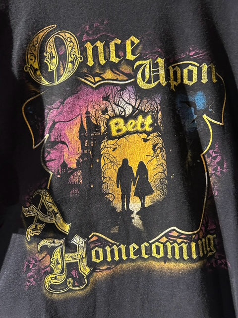 メンズヴィンテージ Tシャツ 【Once Upon a Homecoming】ブラック
