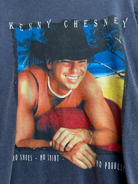 メンズヴィンテージ Tシャツ 【KENNY CHESNEY】 2002 Tour ネイビー