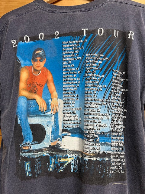 メンズヴィンテージ Tシャツ 【KENNY CHESNEY】 2002 Tour ネイビー