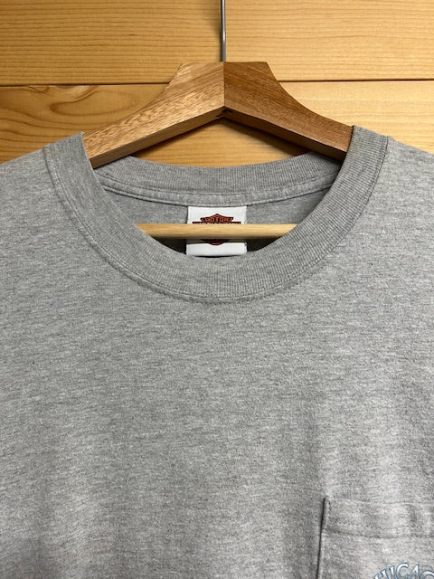 メンズヴィンテージ Tシャツ 【HARLEY DAVIDSON / Chicago】 グレー