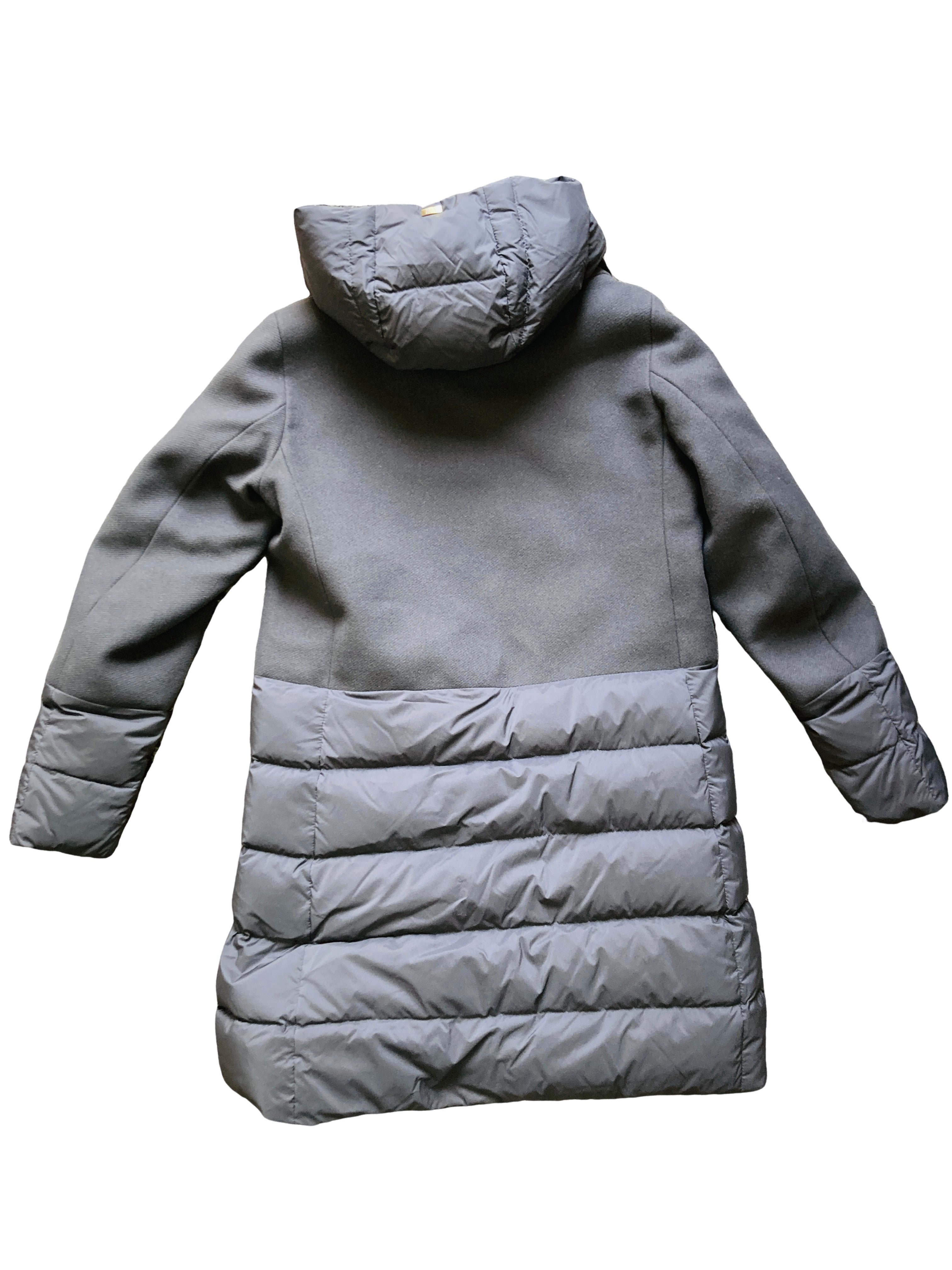 ヘルノ 切替ウールダウンコート