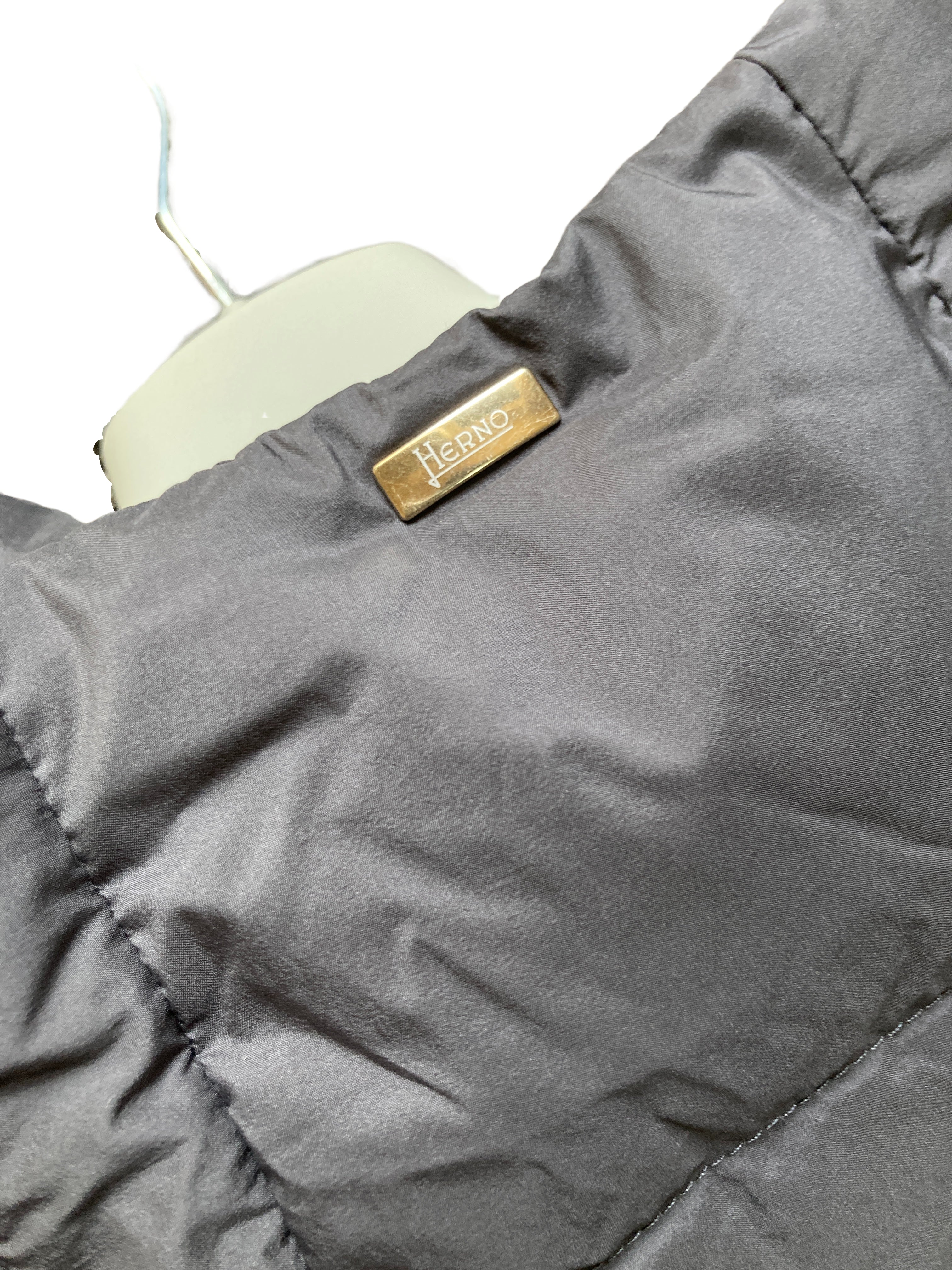 ヘルノ 切替ウールダウンコート