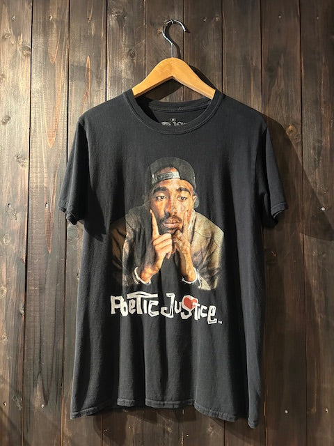 メンズヴィンテージ Tシャツ 【Poetic Justice】ムービーT ブラック
