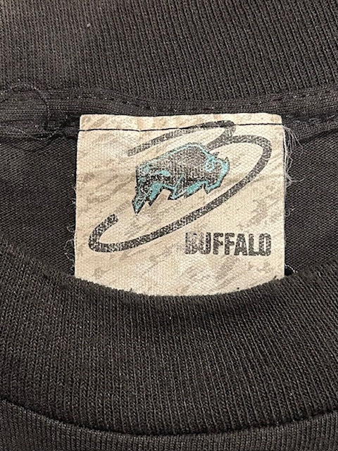 メンズヴィンテージ Tシャツ 【BUFFALO】90’s アニマルデザイン ブラック