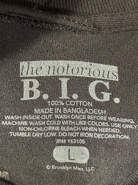 メンズヴィンテージ Tシャツ 【The Notorious B.I.G】フォトプリント ブラック