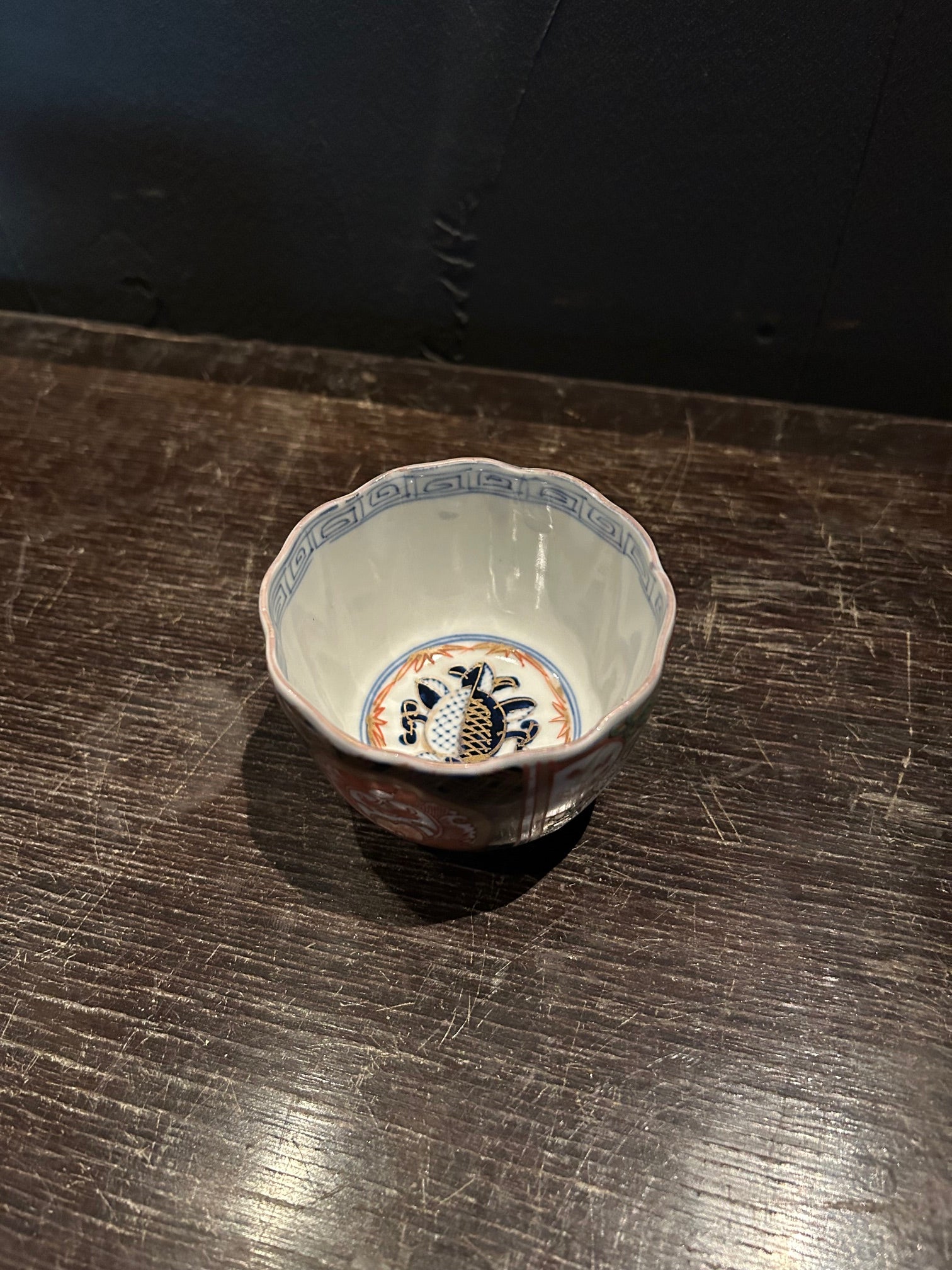 伊万里 色絵 蕎麦猪口
