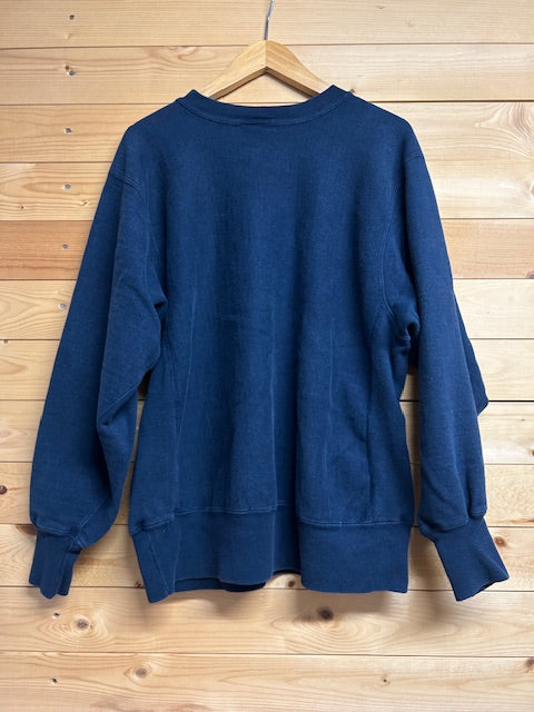 メンズヴィンテージ スウェット【Champion】無地 ネイビー